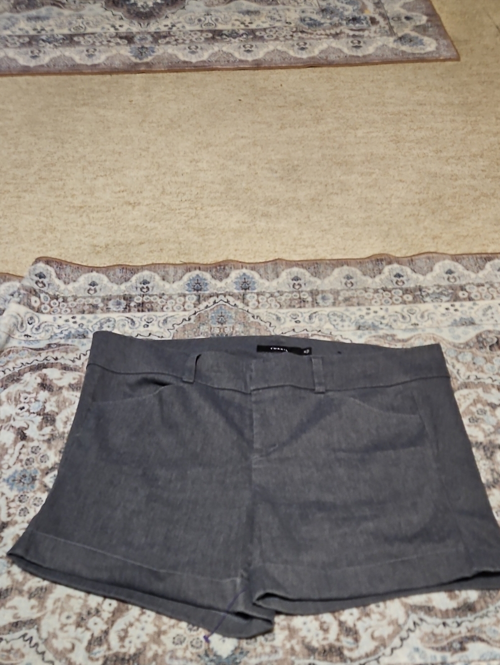 torrid Charcoal Gray Tailored Cuffed Shorts